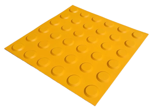 Płytka dotykowa ostrzegawcza dla niewidomych 30x30cm żółta 