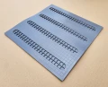 Płytka dotykowa prowadząca dla niewidomych 30x30cm szara  - Zdjęcie 7