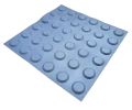 Płytka dotykowa ostrzegawcza dla niewidomych 30x30cm szara - Zdjęcie 2