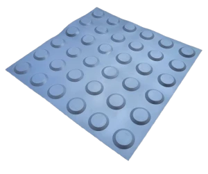Płytka dotykowa ostrzegawcza dla niewidomych 30x30cm szara
