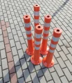 Słupek drogowy uchylny elastyczny odblaskowy blokujący 75cm niebieski SD-75-1N - Zdjęcie 15