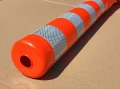 Słupek drogowy uchylny elastyczny odblaskowy blokujący 100 cm SD-100-1  - Zdjęcie 10