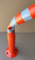 Słupek drogowy uchylny elastyczny odblaskowy blokujący 100 cm SD-100-1  - Zdjęcie 6